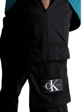 Pantalon Calvin Klein Cargo Noire pour Homme