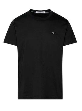 T-Shirt Calvin Klein Embro Badge Basic Noire