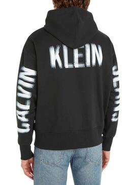 Sweat Calvin Klein Illusion Noire pour Homme