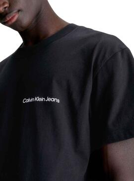 T-Shirt Calvin Klein Jeans Basica Noire