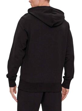 Sweat Calvin Klein Institutional Hoodie Noire