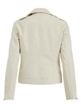 Veste Vila Coated Beige pour Femme