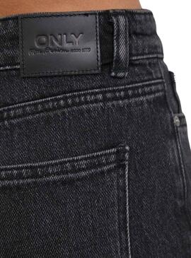 Pantalon Jeans Only Emily Ank Noire NAS997 Femme