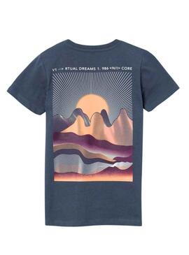 T-Shirt Name It Temanno Bleu pour Garçon