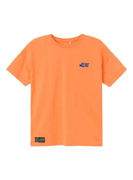 T-Shirt Name It Suif Orange pour Garçon