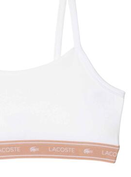 Soutien-gorge Lacoste Brasier Basic Blanc pour Femme