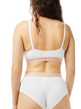 Soutien-gorge Lacoste Brasier Basic Blanc pour Femme