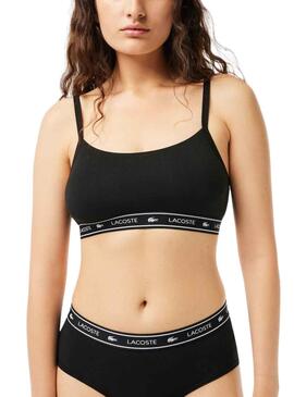 Brasier Lacoste Basic Noire pour Femme