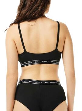 Brasier Lacoste Basic Noire pour Femme