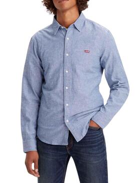 Chemise Levis Battery Slim Bleu pour Homme