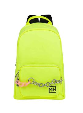 Sac à dos Munich Vert Lime à chaîne pour Femme