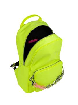 Sac à dos Munich Vert Lime à chaîne pour Femme