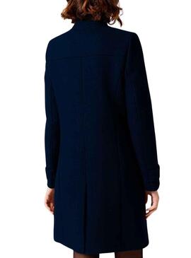 Manteaux Naf Naf Lana Bleu Marine pour Femme