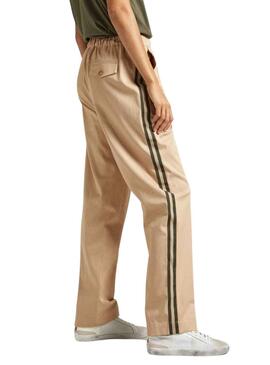 Pantalon Pepe Jeans Tencell Beige pour Femme