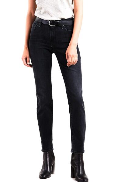 Jeans Levis 712 Slim Black Femme