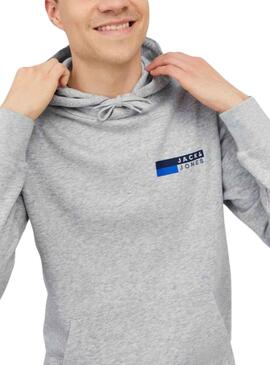 Sweat Jack & Jones Corp. Logo Gris Homme