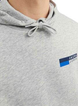 Sweat Jack & Jones Corp. Logo Gris Homme