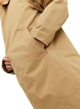 Trench-coat Jack & Jones Creuser Mac Beige Homme