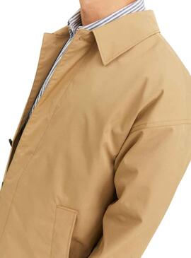 Trench-coat Jack & Jones Creuser Mac Beige Homme