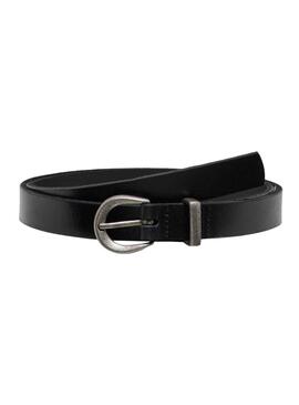 Ceinture Only Mine Leather Noire pour Femme