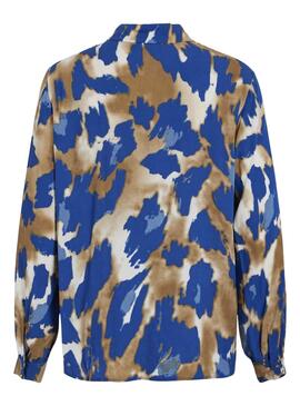 Chemise Vila Vigalta Toga Bleue Pour Femme