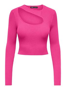 Top Only Meddi Peek A Boo Rosa pour Femme