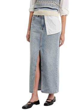 Jupe Levis Colonne de cheville Bleu pour Femme