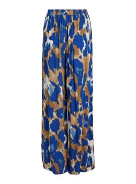 Pantalon Vila Vigalta Toga Straight Bleu Femme