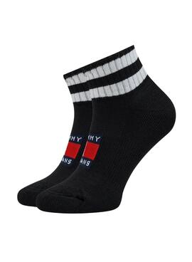 Chaussettes Tommy Jeans TH Uni Sport Noire Unisex