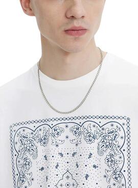 T-Shirt Levis Graphic Crewcou Blanc pour Homme