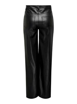 Pantalon Only Madison Max Wide Noire pour Femme