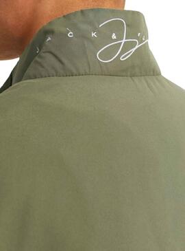 Veste Jack & Jones Montée Bomber Vert Homme