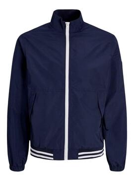 Veste Jack & Jones Montée Bomber Bleu Marine Homme