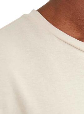 T-Shirt Jack & Jones Zurich Beige pour Homme