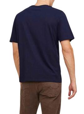 T-Shirt Jack & Jones Paulos Bleu Marine pour Homme