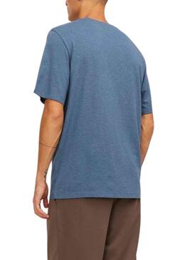 T-Shirt Jack & Jones Paulos Bleu pour Homme