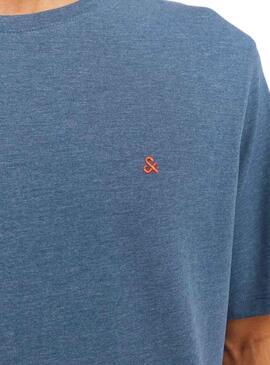 T-Shirt Jack & Jones Paulos Bleu pour Homme