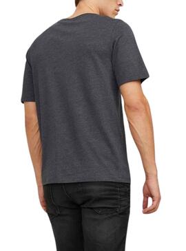 T-Shirt Jack & Jones Paulos Gris pour Homme