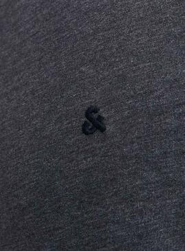 T-Shirt Jack & Jones Paulos Gris pour Homme