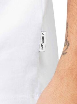 T-Shirt Jack & Jones Lucques Blanc pour Homme