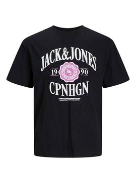 T-Shirt Jack & Jones Lucca Noire Homme