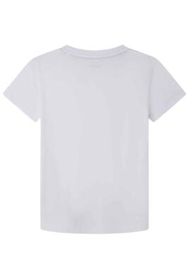 T-Shirt Pepe Jeans Robert Blanc pour Garçon
