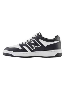 Chaussures New Balance 480 Blanc Noir Pour Enfants