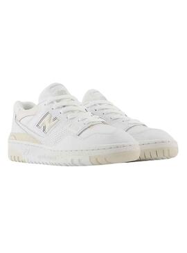 Baskets New Balance 550 Blanc Beige pour Garçons