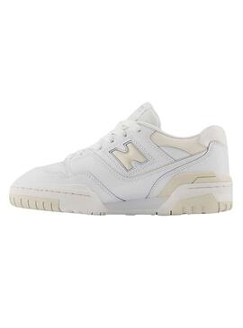 Baskets New Balance 550 Blanc Beige pour Enfants