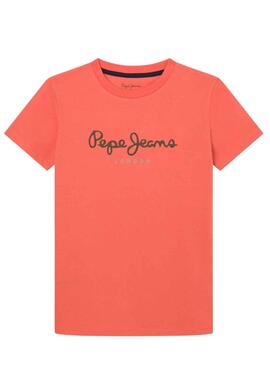T-Shirt Pepe Jeans New Art Orange pour Garçon