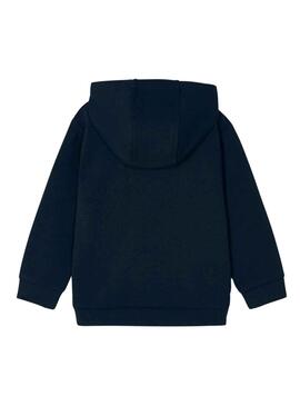 Sweat Mayoral Interlock Contrast Bleu Marine Garçon