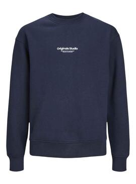 Sweat Jack & Jones Verterbro Bleu pour Garçon 