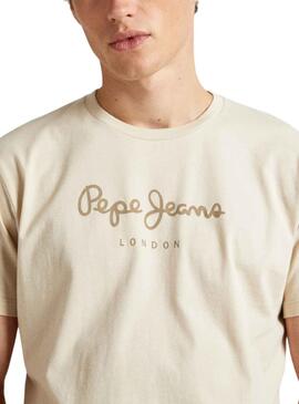 T-Shirt Pepe Jeans Eggo Bleu Marine pour Homme