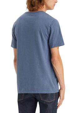 T-Shirt Levis Original Vintage Bleu pour Homme